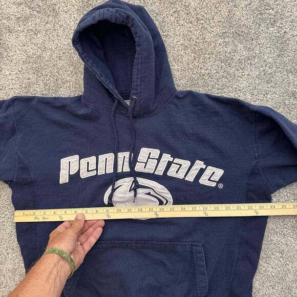 Penn State Nittany Lions Hoodie Mens Large NCAA Football Pullover Sweatshirt - Picture 3 of 8